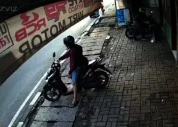 Masih Kredit, Motor Tukang Sapu  Jalan Ini Dibawa Kabur Maling
