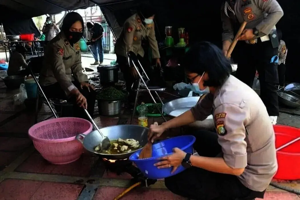 Penuhi Kebutuhan Makan, Dapur Umum Didirikan, Dijadwalkan Berlangsung Tiga Hari