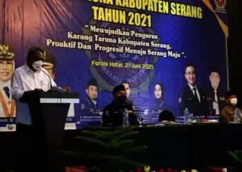 Hadiri Rakerda II Karang Taruna, Wabup Pandji Sampaikan Harapannya