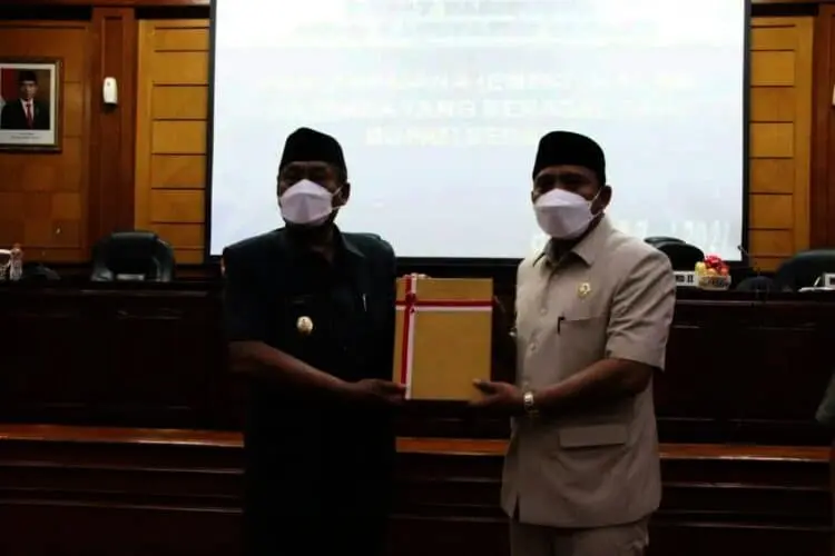 4 Raperda Usulan Bupati Serang Ini Disampaikan Dalam Rapat Paripurna DPRD