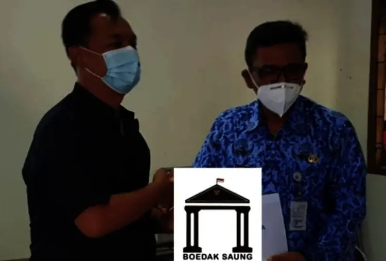 Antisipasi Meluasnya Paparan Covid-19, “Boedak Saung” Turut Sosialisasikan 5M