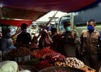 Semrawut, PKL dan Parkir Pasar Ditertibkan di Pasar Pandeglang