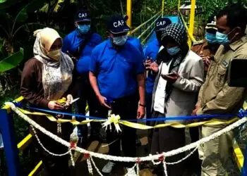 Bupati Pandeglang Resmikan Jembatan Penghubung Dua Kecamatan