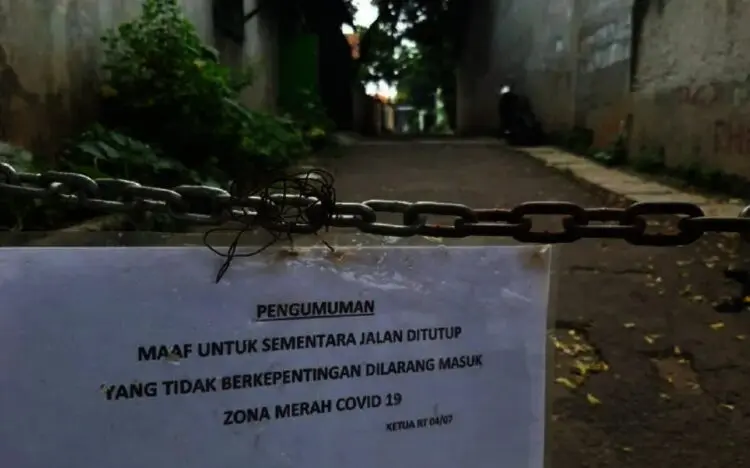 Belasan Warga RT 4 Pamulang Terinfeksi Covid-19