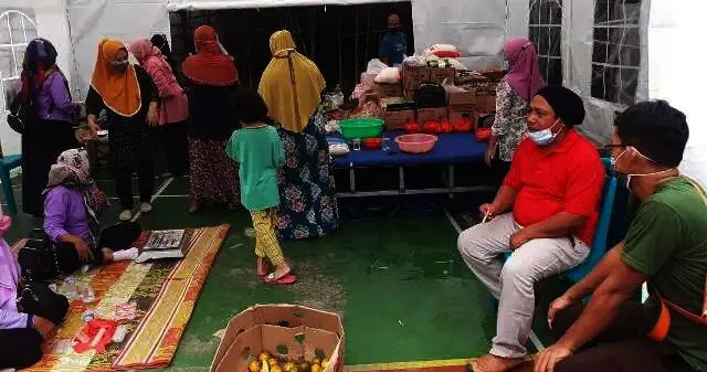 PMI Pinang Pasok Logistik Dapur Umum di Panunggangan Utara