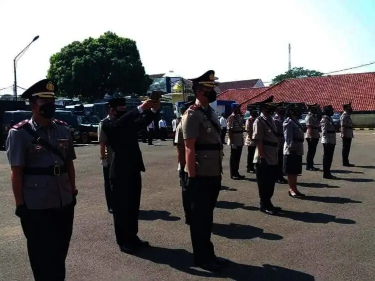 Ini Dia Jajaran Perwira Baru di Polres Pandeglang, Usai Upacara Sertijab