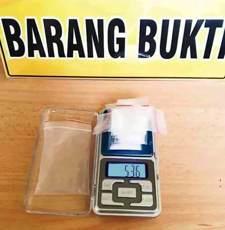 Sembunyikan Sabu di Lintingan Uang, Seorang Pemuda Diciduk Polisi