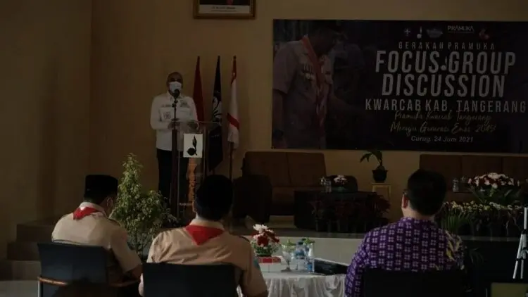 Bupati Zaki Apresiasi FGD Kwarcab Pramuka Kabupaten Tangerang