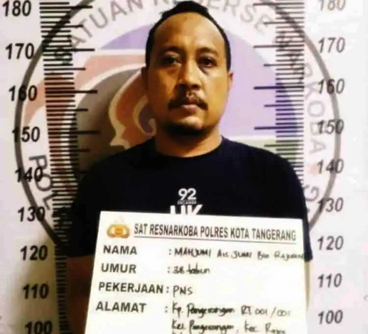 Konsumsi Sabu, ASN Pemkab Tangerang Dibekuk Satresnarkoba