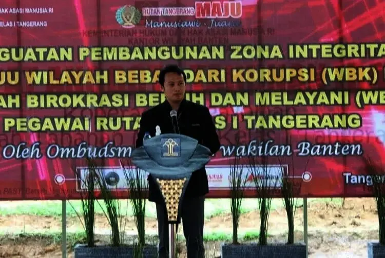 Rutan Kelas I Tangerang Ikuti Pembangunan Integritas Ombudsman RI