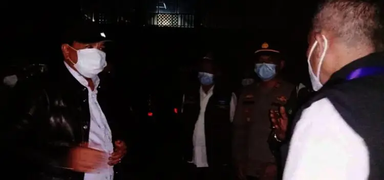 Malam Hari, Sekda Pimpin Sosialisasi PPKM di Citra Raya