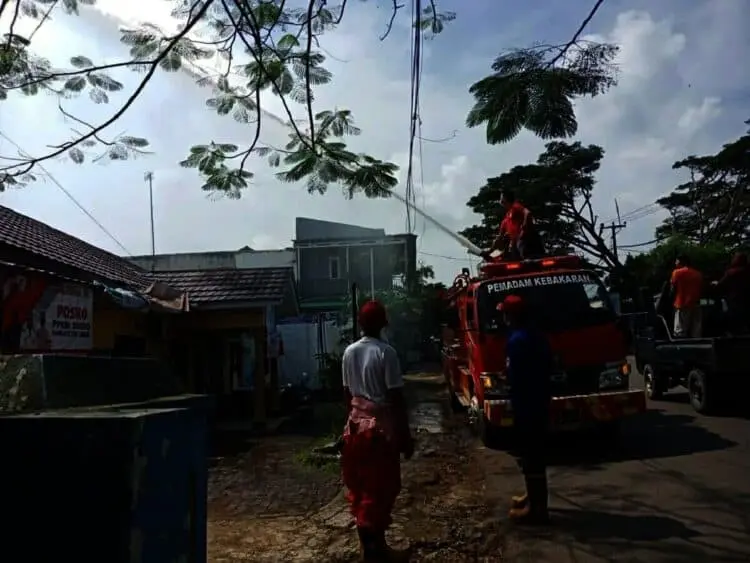 Satgas Penanganan Covid-19 Lebak Kembali Gencar Semprot Cairan Disinfektan