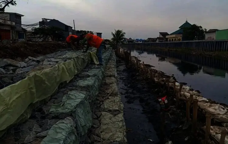 Turap 500 Meter Dibangun di Kali Ledug untuk Kurangi Dampak Banjir