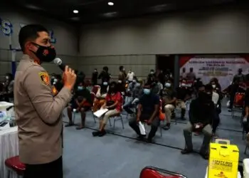 Polresta Tangerang Vaksinasi 1.090 Orang