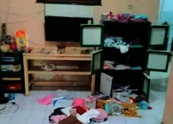 Ditinggal Kerja Rumah Diacak-acak Maling, Emas Kawin Digondol