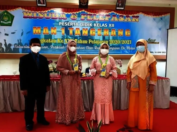 315 Siswa-siswi MAN 1 Tangerang Diwisuda, 86 Alumni Masuk PTN