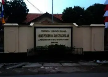 Kantor Dindikbud Kabupaten Serang. (ISTIMEWA)