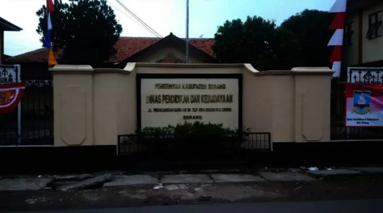 Kantor Dindikbud Kabupaten Serang. (ISTIMEWA)