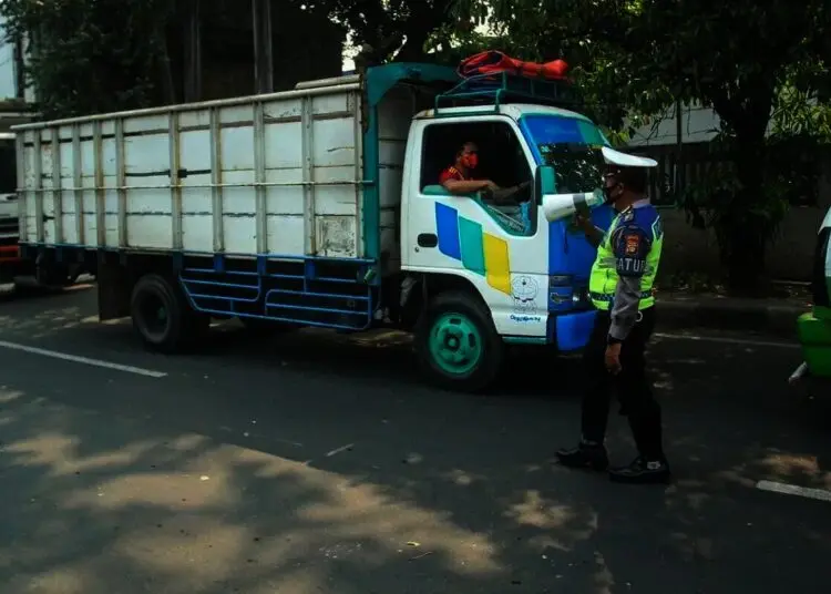 Penyekatan PPKM Darurat di Batuceper