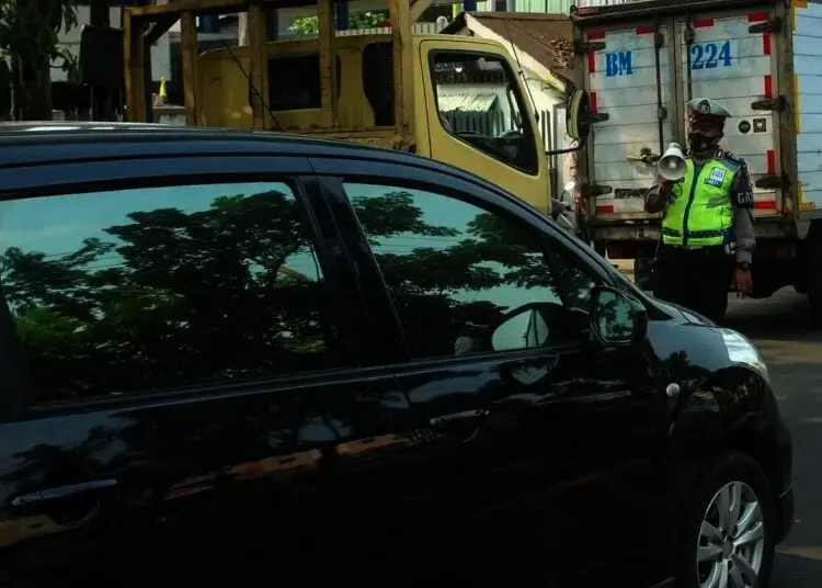 Penyekatan PPKM Darurat di Batuceper