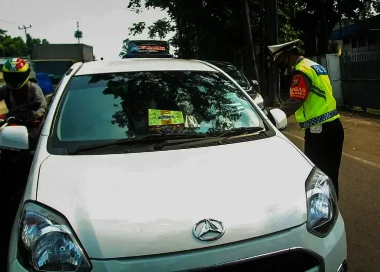 Penyekatan PPKM Darurat di Batuceper