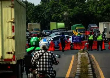 Penyekatan PPKM Darurat di Batuceper