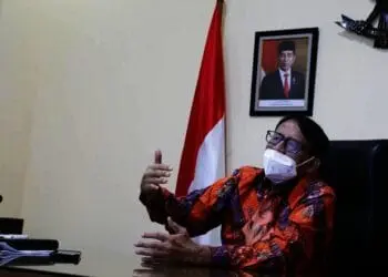 Wahidin Halim, Gubernur Banten, saat memberikan sambutan secara virtual, pada Hari Ulang Tahun (HUT) Kelima Bank Banten, Jumat (30/7/2021). (ISTIMEWA)