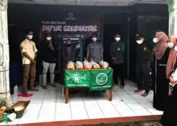 PAC IPNU dan IPPNU Batuceper Dirikan Dapur Solidaritas Bantu Warga Isoman