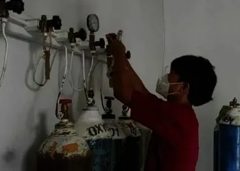 Stok Oksigen di Kota Serang Kosong