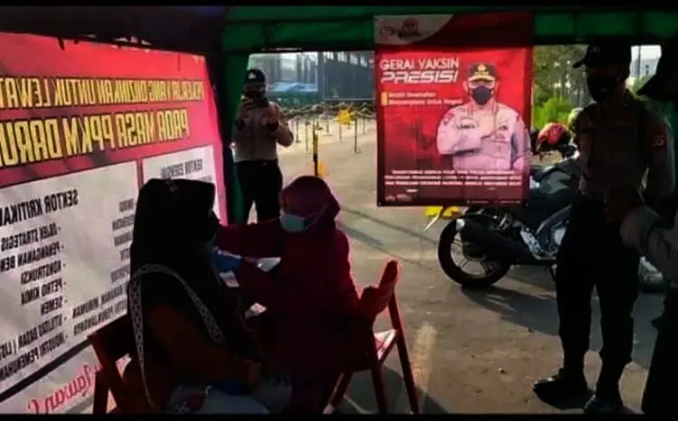 Calon Penumpang Kereta di Stasiun Rangkasbitung Jadi Target Vaksin