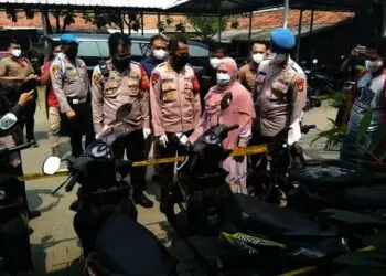Empat Anggota Kelompok Pencuri Kendaraan Bermotor Asal Karawang Ditangkap