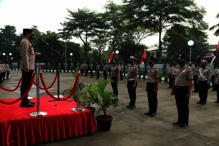 Naik Pangkat 43 Anggota Polresta Tangerang Semarakan Hari Bhayangkara ke-75