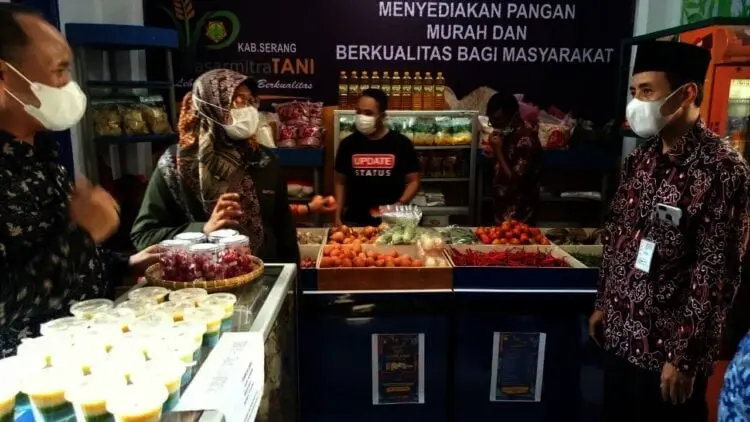 10 Komoditi Ini Dijual di Pasar Mitra Tani DKPP Kabupaten Serang