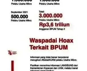 Waspada Hoaks Pencairan BPUM Tahap Ketiga
