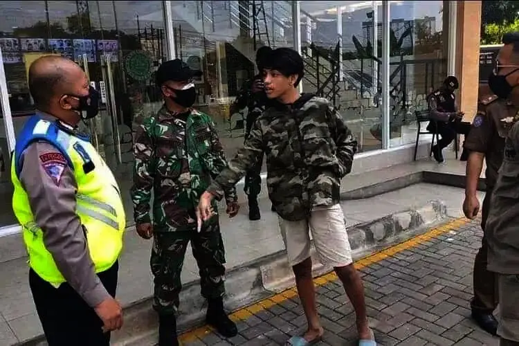 Ngeyel Saat Dirazia PPKM Darurat, “Keponakan” Jenderal Ditahan