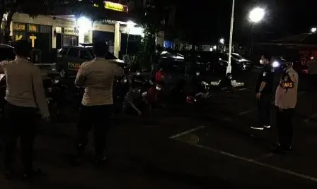 Langgar PPKM Darurat, Puluhan Anggota Klub Motor di Kota Tangerang Dihukum