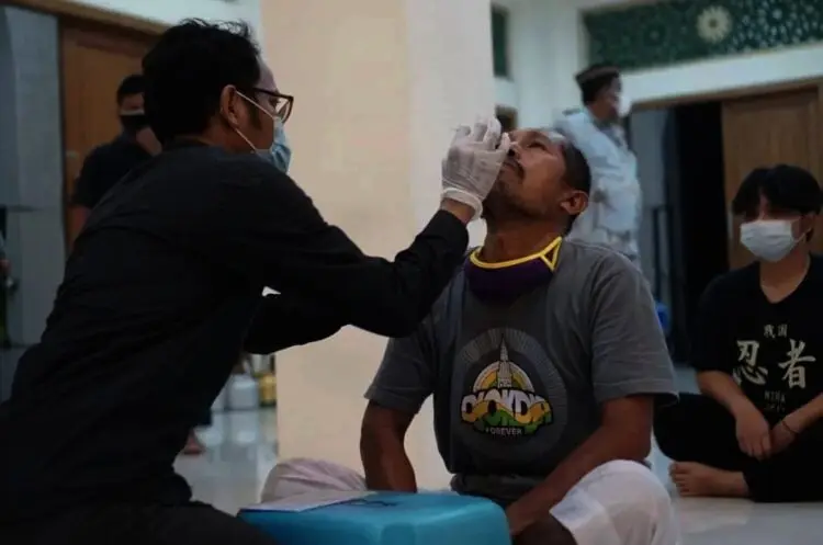 LDII Tangsel Lakukan Swab Antigen kepada Panitia Kurban