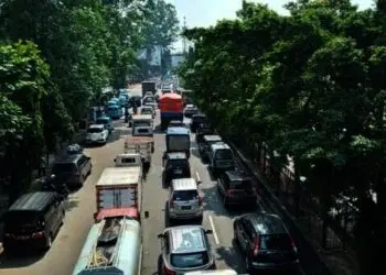 Perbaikan Jalan, Hati-hati Melintas di Jalan MH Thamrin Arah Tangerang