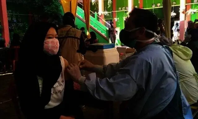 Vaksinasi Covid-19 untuk Pelajar di Lebak Dimulai