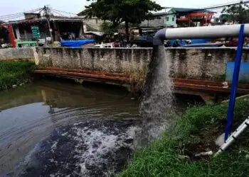 Percepat Surutnya Genangan di Periuk Damai, BPBD Kota Tangerang Aktifkan Pompa Penyedot