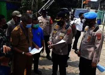 Kapolresta Tinjau Posko PPKM Darurat RW 06 Kelurahan Tigaraksa