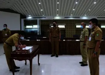 Wakil Wali Kota Sachrudin Lantik Pejabat Pengawas