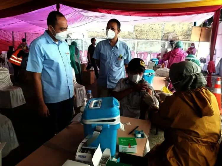 Warga Sekitar PT Pratama Abadi Industri Divaksin