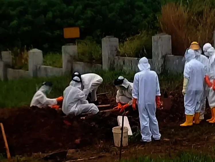 25 Pasien Corona Meninggal Dalam Sehari, Penggali Kubur Kelelahan