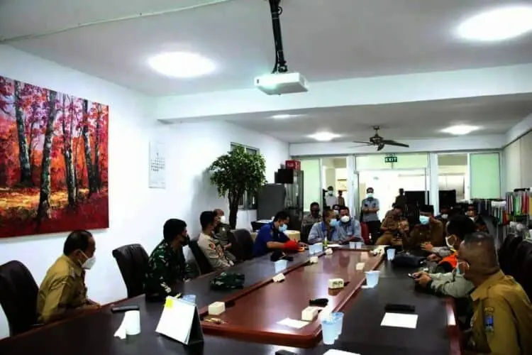 Sidak Pabrik Kain di Kopo, Satgas Covid-19 Kabupaten Serang Peringatkan Beberapa Hal