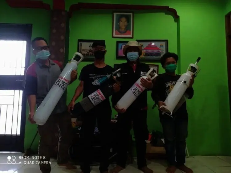 Komunitas Semut Kecil Tangsel Buka Aksi Oksigen untuk Warga