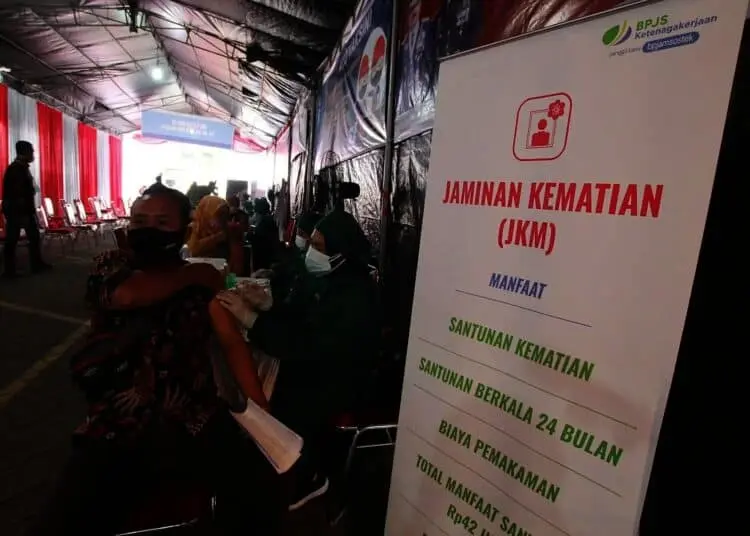 Potret Vaksinasi Gratis untuk Buruh di Kabupaten Tangerang