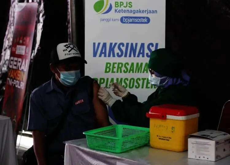 Potret Vaksinasi Gratis untuk Buruh di Kabupaten Tangerang