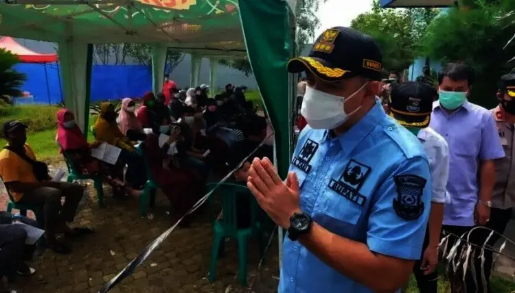 385 Warga Positif Covid-19, Vaksinasi Digenjot di Pasar Kemis