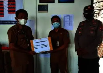 Terapkan Prokes Ketat, Distribusi Logistik Pilkades di Pandeglang Dikawal Ketat